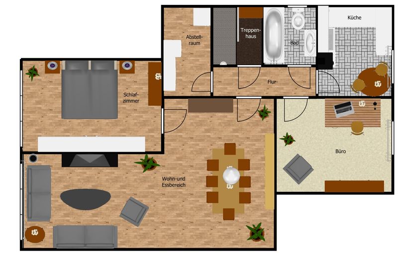 Geräumige 3-Zimmer-DG-Wohnung in Ratekau